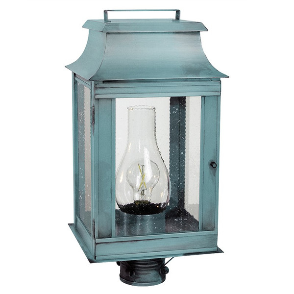 Northeast Lantern - 5643-VG-CIM-SMG - One Light Post Mount - Concord - Verdi Gris