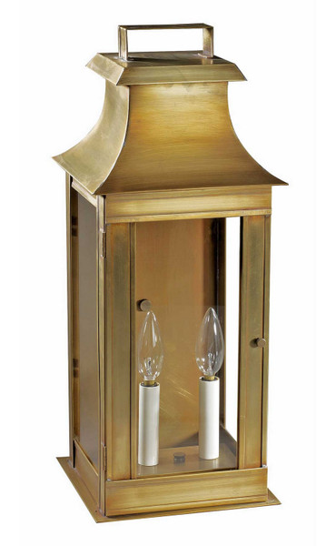 Northeast Lantern - 5651-AB-LT2-CLR - Two Light Wall Sconce - Concord - Antique Brass
