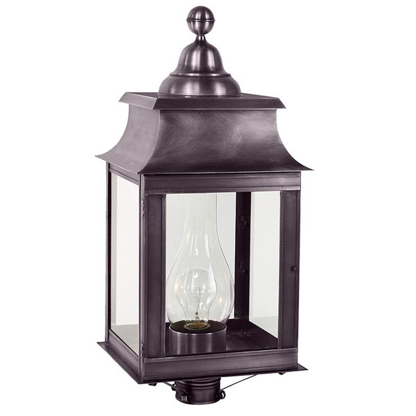 Northeast Lantern - 5653-DB-CIM-CLR - One Light Post Mount - Concord - Dark Brass
