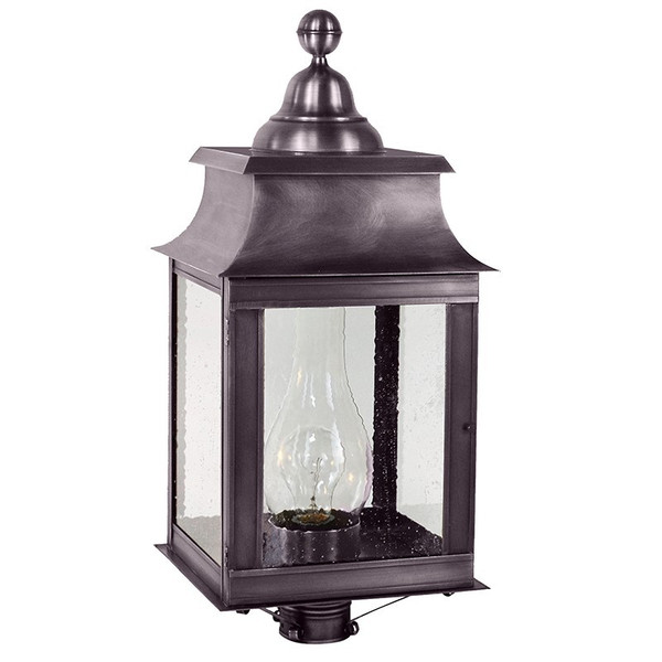 Northeast Lantern - 5653-DB-CIM-SMG - One Light Post Mount - Concord - Dark Brass