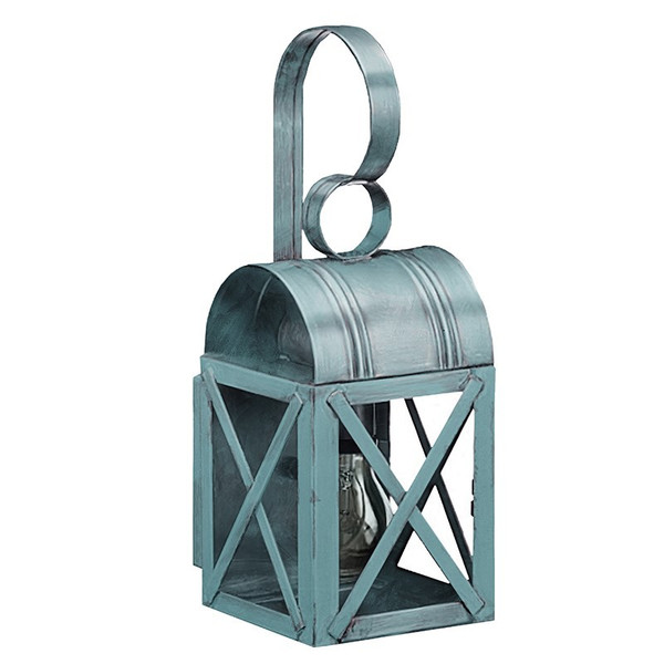 Northeast Lantern - 6011-VG-MED-CLR - One Light Wall Mount - Adams - Verdi Gris