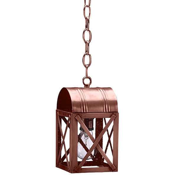 Northeast Lantern - 6012-AC-MED-CSG - One Light Hanging Lantern - Adams - Antique Copper