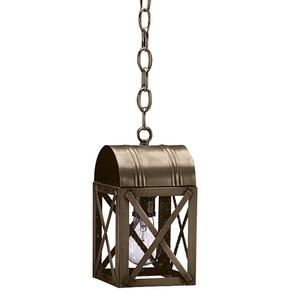 Northeast Lantern - 6012-DAB-MED-CSG - One Light Hanging Lantern - Adams - Dark Antique Brass