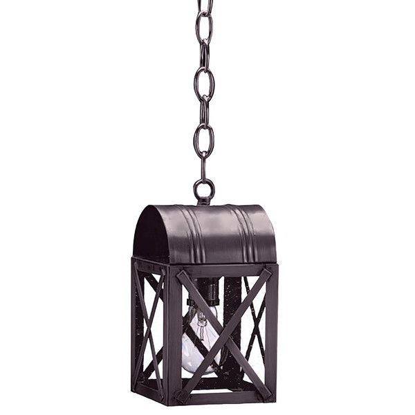 Northeast Lantern - 6012-DB-MED-CSG - One Light Hanging Lantern - Adams - Dark Brass
