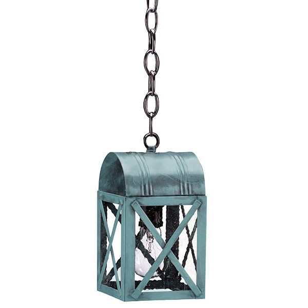 Northeast Lantern - 6012-VG-MED-SMG - One Light Hanging Lantern - Adams - Verdi Gris