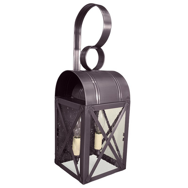 Northeast Lantern - 6031-DB-LT2-SMG - Two Light Wall Mount - Adams - Dark Brass