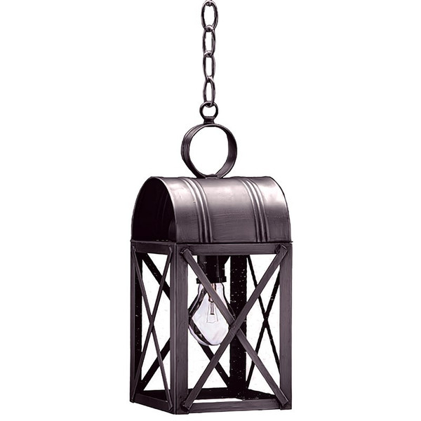 Northeast Lantern - 6032-DB-MED-CSG - One Light Hanging Lantern - Adams - Dark Brass