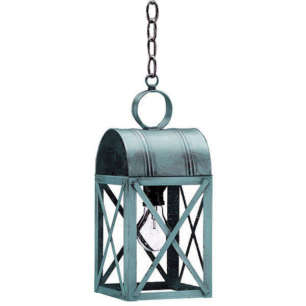 Northeast Lantern - 6032-VG-MED-CSG - One Light Hanging Lantern - Adams - Verdi Gris