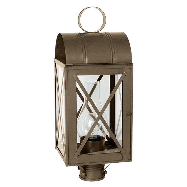 Northeast Lantern - 6053-DAB-CIM-CLR - One Light Post Mount - Adams - Dark Antique Brass