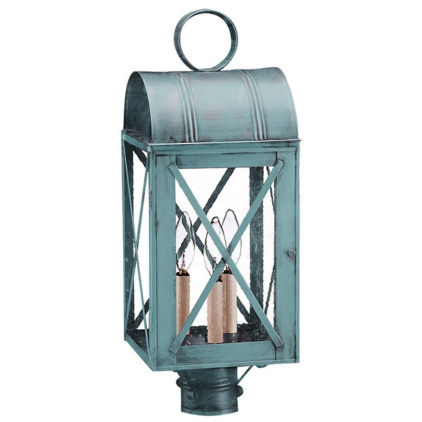Northeast Lantern - 6053-VG-LT3-SMG - Three Light Post Mount - Adams - Verdi Gris