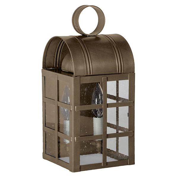 Northeast Lantern - 6131-DAB-LT2-SMG-NS - Two Light Wall Mount - Adams - Dark Antique Brass