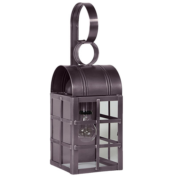 Northeast Lantern - 6131-DB-MED-CLR - One Light Wall Mount - Adams - Dark Brass
