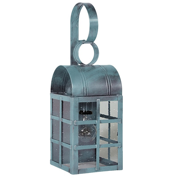 Northeast Lantern - 6131-VG-MED-CSG - One Light Wall Mount - Adams - Verdi Gris