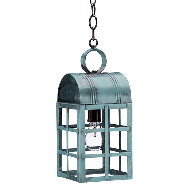 Northeast Lantern - 6132-VG-MED-CLR - One Light Hanging Lantern - Adams - Verdi Gris
