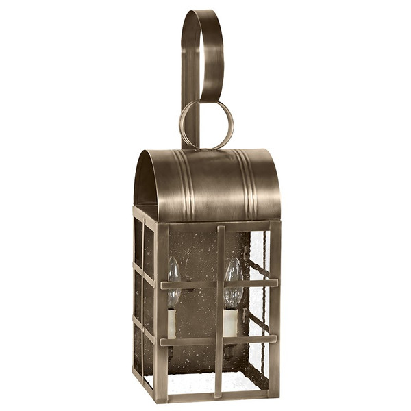 Northeast Lantern - 6141-DAB-LT2-SMG - Two Light Wall Mount - Adams - Dark Antique Brass