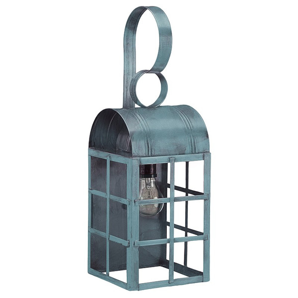 Northeast Lantern - 6141-VG-MED-CLR - One Light Wall Mount - Adams - Verdi Gris