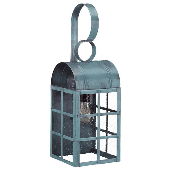 Northeast Lantern - 6141-VG-MED-SMG - One Light Wall Mount - Adams - Verdi Gris