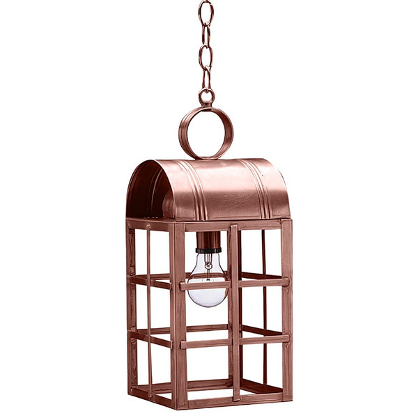 Northeast Lantern - 6142-AC-MED-CLR - One Light Hanging Lantern - Adams - Antique Copper