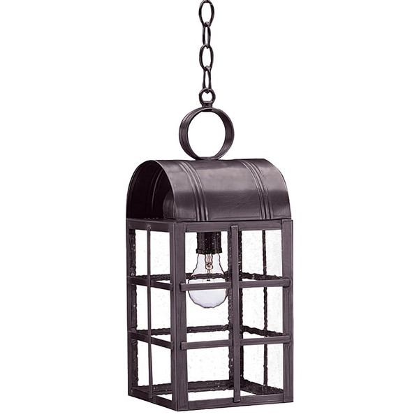 Northeast Lantern - 6142-DB-MED-SMG - One Light Hanging Lantern - Adams - Dark Brass