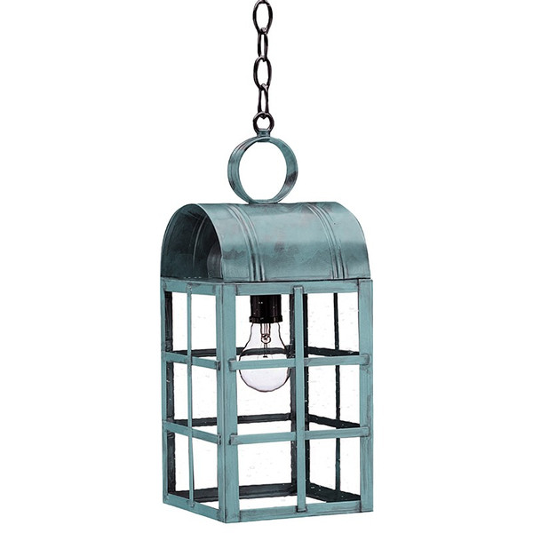 Northeast Lantern - 6142-VG-MED-CSG - One Light Hanging Lantern - Adams - Verdi Gris