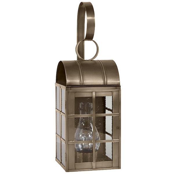 Northeast Lantern - 6151-AB-CIM-CSG - One Light Wall Mount - Adams - Antique Brass