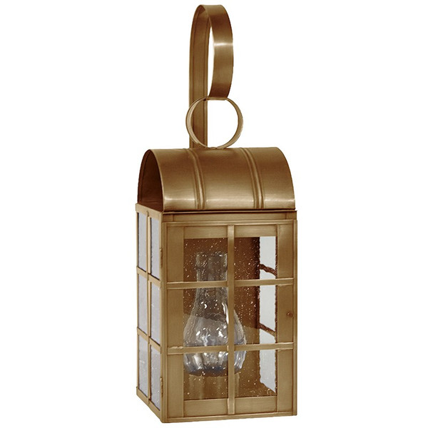 Northeast Lantern - 6151-AB-CIM-SMG - One Light Wall Mount - Adams - Antique Brass