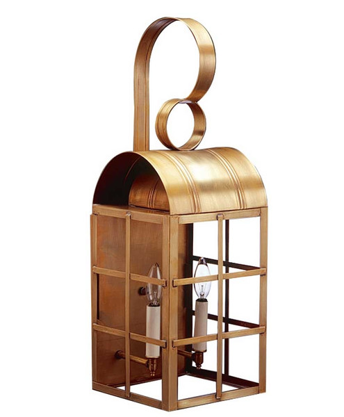 Northeast Lantern - 6151-AB-LT2-CLR - Two Light Wall Mount - Adams - Antique Brass