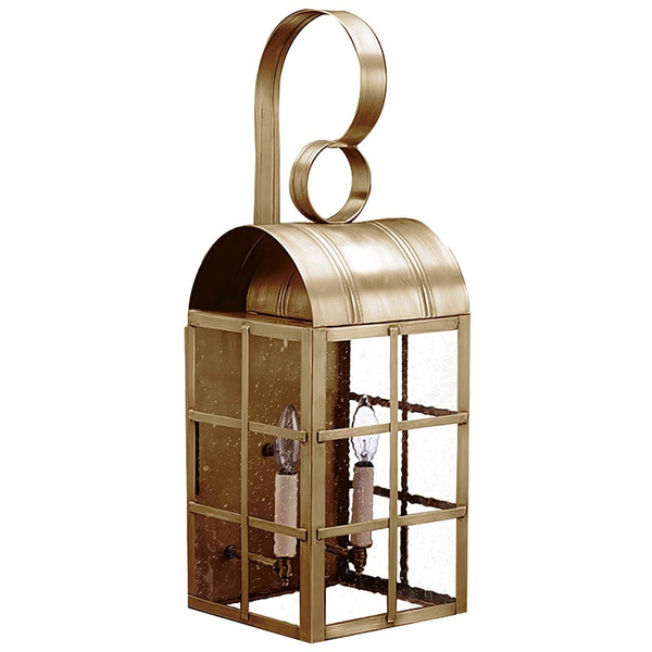Northeast Lantern - 6151-AB-LT2-SMG - Two Light Wall Mount - Adams - Antique Brass