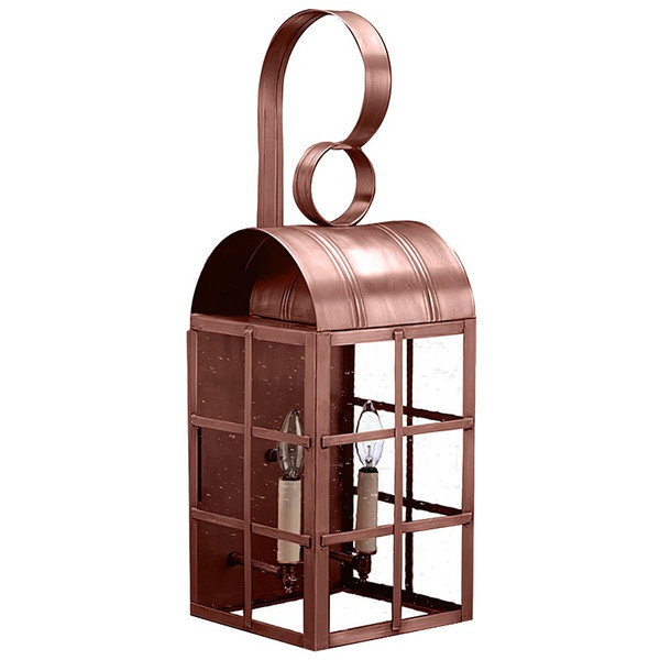 Northeast Lantern - 6151-AC-LT2-CSG - Two Light Wall Mount - Adams - Antique Copper