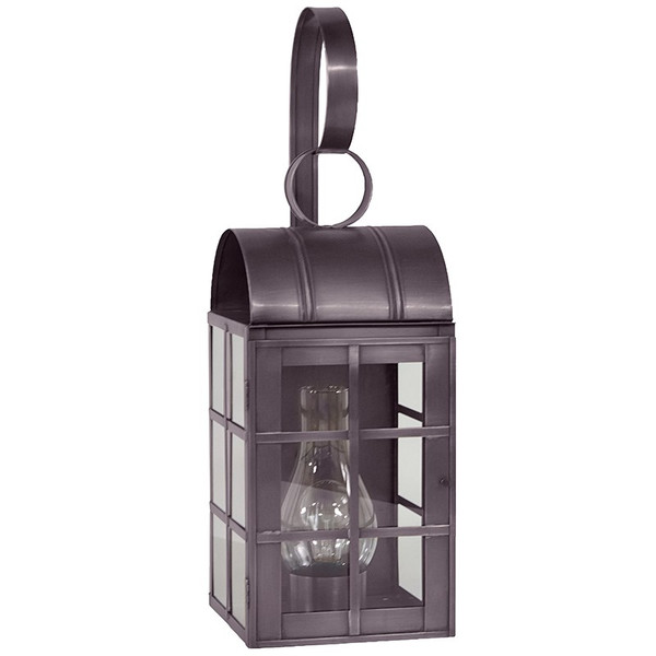 Northeast Lantern - 6151-DB-CIM-CLR - One Light Wall Mount - Adams - Dark Brass