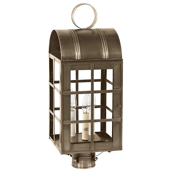 Northeast Lantern - 6153-DAB-LT3-CLR - Three Light Post Mount - Adams - Dark Antique Brass