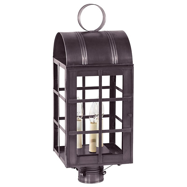 Northeast Lantern - 6153-DB-LT3-CLR - Three Light Post Mount - Adams - Dark Brass