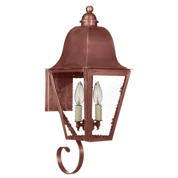 Northeast Lantern - 6406-AC-LT2-SMG - Two Light Wall Mount - Imperial - Antique Copper