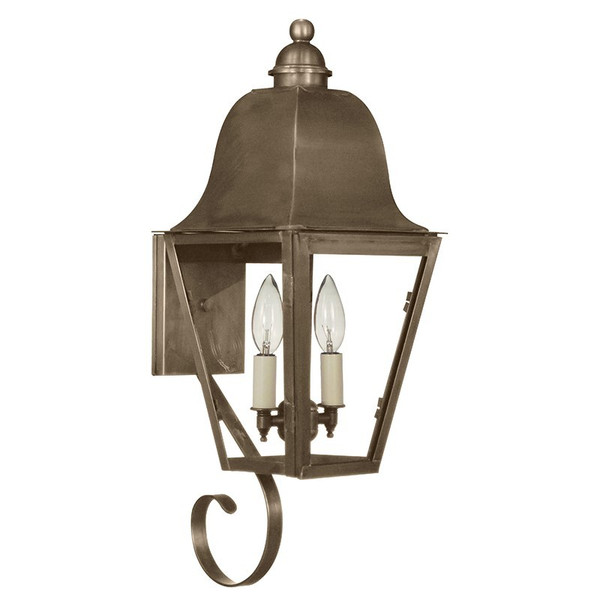 Northeast Lantern - 6406-DAB-LT2-CLR - Two Light Wall Mount - Imperial - Dark Antique Brass