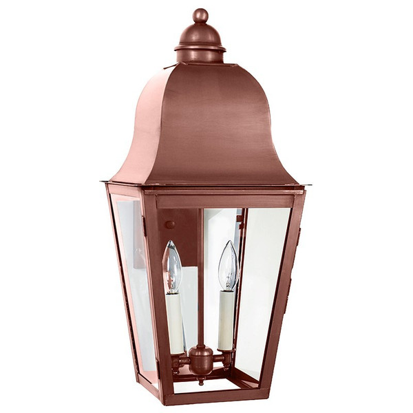 Northeast Lantern - 6411-AC-LT2-CLR - Two Light Wall Fixture - Imperial - Antique Copper