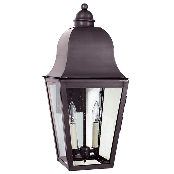 Northeast Lantern - 6411-DB-LT2-CSG - Two Light Wall Fixture - Imperial - Dark Brass
