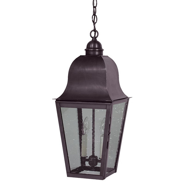 Northeast Lantern - 6412-DB-LT2-CSG - Two Light Hanging Lantern - Imperial - Dark Brass