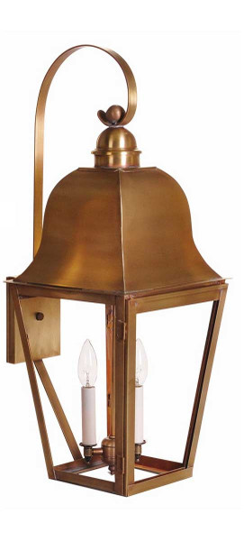 Northeast Lantern - 6417-AB-LT2-CLR - Two Light Wall Mount - Imperial - Antique Brass