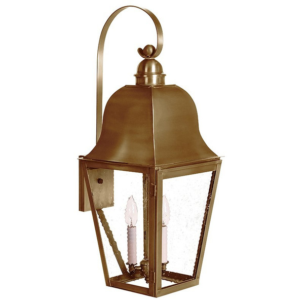 Northeast Lantern - 6417-AB-LT2-SMG - Two Light Wall Mount - Imperial - Antique Brass