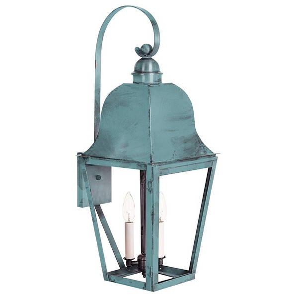 Northeast Lantern - 6417-VG-LT2-CLR - Two Light Wall Mount - Imperial - Verdi Gris