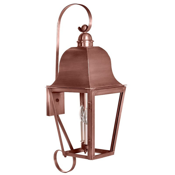 Northeast Lantern - 6418-AC-LT2-CLR - Two Light Wall Mount - Imperial - Antique Copper