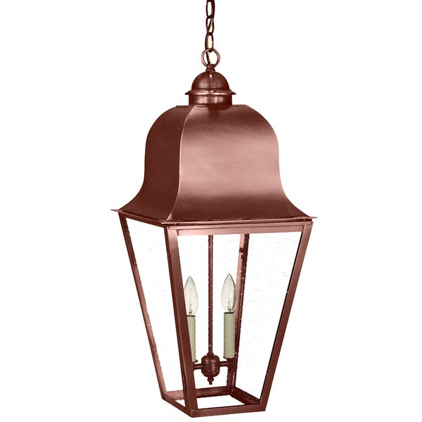 Northeast Lantern - 6422-AC-LT2-CSG - Two Light Hanging Lantern - Imperial - Antique Copper