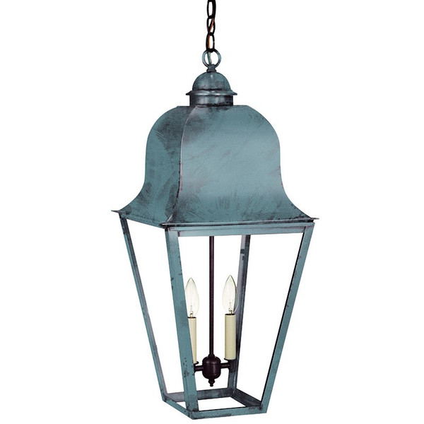 Northeast Lantern - 6422-VG-LT2-CLR - Two Light Hanging Lantern - Imperial - Verdi Gris