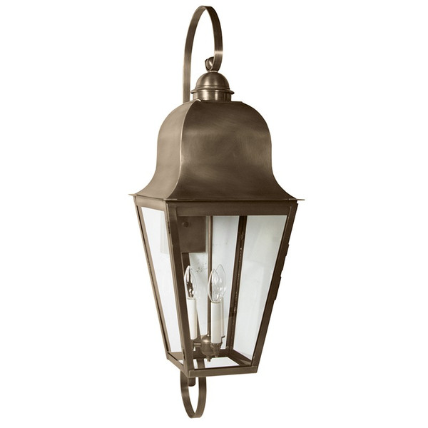 Northeast Lantern - 6428-DAB-LT3-CLR - Three Light Wall Mount - Imperial - Dark Antique Brass
