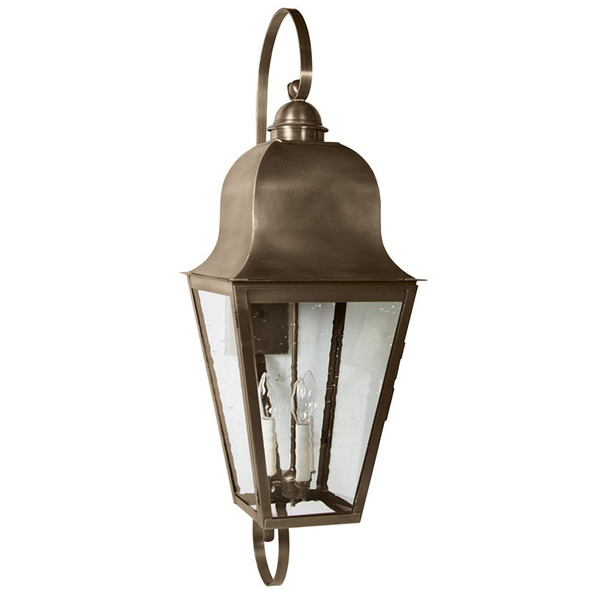 Northeast Lantern - 6428-DAB-LT3-CSG - Three Light Wall Mount - Imperial - Dark Antique Brass
