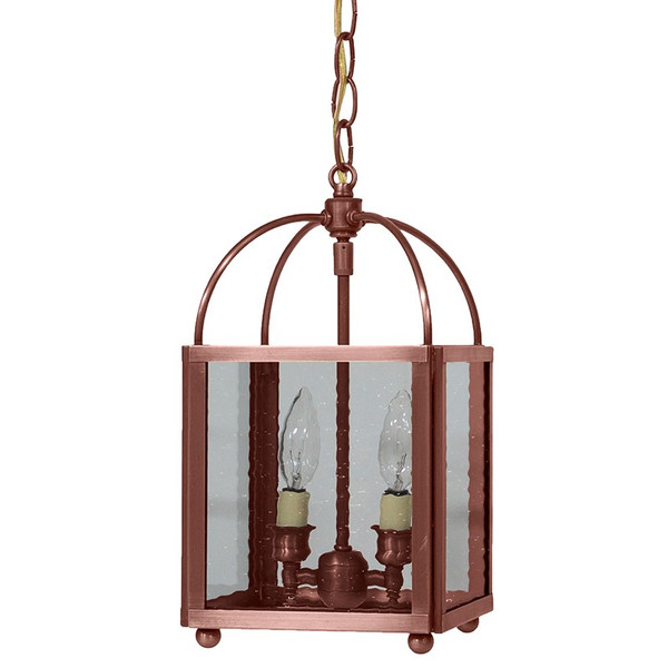 Northeast Lantern - 6812-AC-LT2-CSG - Two Light Hanging Lantern - Foyer - Antique Copper