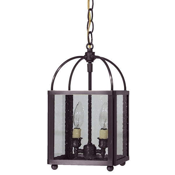 Northeast Lantern - 6812-DB-LT2-SMG - Two Light Hanging Lantern - Foyer - Dark Brass