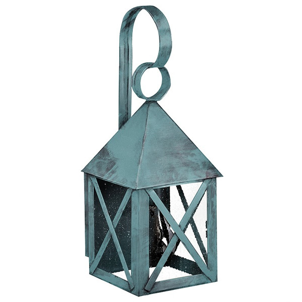 Northeast Lantern - 7011-VG-MED-SMG - One Light Wall Mount - York - Verdi Gris