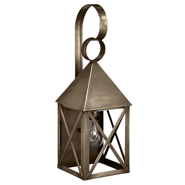 Northeast Lantern - 7031-DAB-MED-CLR - One Light Wall Mount - York - Dark Antique Brass