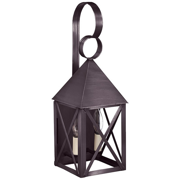 Northeast Lantern - 7031-DB-LT2-CLR - Two Light Wall Mount - York - Dark Brass